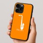כיסוי בעיצוב אישי עם השם שלך לדגם - Apple iPhone 16 Pro בעיצוב סקסופון