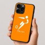 כיסוי בעיצוב אישי עם השם שלך לדגם - Apple iPhone 16 Pro בעיצוב כדורגל אולימפי