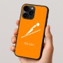 כיסוי בעיצוב אישי עם השם שלך לדגם - Apple iPhone 16 Pro בעיצוב קפיצת סקי אולימפית