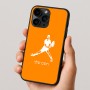 כיסוי בעיצוב אישי עם השם שלך לדגם - Apple iPhone 16 Pro בעיצוב שחקן טניס