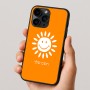 כיסוי בעיצוב אישי עם השם שלך לדגם - Apple iPhone 16 Pro בעיצוב שמש