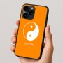 כיסוי בעיצוב אישי עם השם שלך לדגם - Apple iPhone 16 Pro בעיצוב סמל יינג יאנג