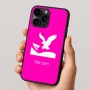 כיסוי בעיצוב אישי עם השם שלך לדגם - Apple iPhone 16 Pro בעיצוב נשר אמריקאי