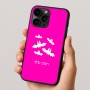 כיסוי בעיצוב אישי עם השם שלך לדגם - Apple iPhone 16 Pro בעיצוב עטלפים