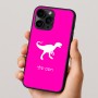 כיסוי בעיצוב אישי עם השם שלך לדגם - Apple iPhone 16 Pro בעיצוב דינוזאור