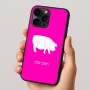 כיסוי בעיצוב אישי עם השם שלך לדגם - Apple iPhone 16 Pro בעיצוב חזיר