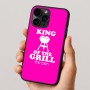 כיסוי בעיצוב אישי עם השם שלך לדגם - Apple iPhone 16 Pro בעיצוב מלך הגריל