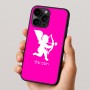 כיסוי בעיצוב אישי עם השם שלך לדגם - Apple iPhone 16 Pro בעיצוב קופידון