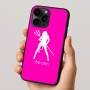 כיסוי בעיצוב אישי עם השם שלך לדגם - Apple iPhone 16 Pro בעיצוב אישה שטן
