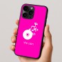 כיסוי בעיצוב אישי עם השם שלך לדגם - Apple iPhone 16 Pro בעיצוב תקליטור - אזור מוזיקה