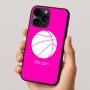 כיסוי בעיצוב אישי עם השם שלך לדגם - Apple iPhone 16 Pro בעיצוב כדורסל