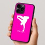 כיסוי בעיצוב אישי עם השם שלך לדגם - Apple iPhone 16 Pro בעיצוב ברייקדאנס
