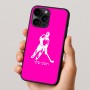 כיסוי בעיצוב אישי עם השם שלך לדגם - Apple iPhone 16 Pro בעיצוב שחקן הוקי
