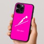 כיסוי בעיצוב אישי עם השם שלך לדגם - Apple iPhone 16 Pro בעיצוב קפיצת סקי אולימפית