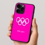 כיסוי בעיצוב אישי עם השם שלך לדגם - Apple iPhone 16 Pro בעיצוב אולימפי