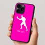 כיסוי בעיצוב אישי עם השם שלך לדגם - Apple iPhone 16 Pro בעיצוב שחקן פינג פונג