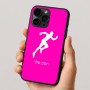 כיסוי בעיצוב אישי עם השם שלך לדגם - Apple iPhone 16 Pro בעיצוב רץ