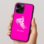 כיסוי בעיצוב אישי עם השם שלך לדגם - Apple iPhone 16 Pro בעיצוב אופנוע שלג