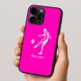 כיסוי בעיצוב אישי עם השם שלך לדגם - Apple iPhone 16 Pro בעיצוב שחקן כדורגל