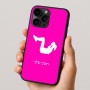 כיסוי בעיצוב אישי עם השם שלך לדגם - Apple iPhone 16 Pro בעיצוב אישה מתאמנת