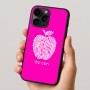 כיסוי בעיצוב אישי עם השם שלך לדגם - Apple iPhone 16 Pro בעיצוב הדפס תפוח