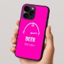 כיסוי בעיצוב אישי עם השם שלך לדגם - Apple iPhone 16 Pro בעיצוב מיכל של בירה