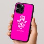 כיסוי בעיצוב אישי עם השם שלך לדגם - Apple iPhone 16 Pro בעיצוב חמסה - קבלה
