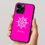 כיסוי בעיצוב אישי עם השם שלך לדגם - Apple iPhone 16 Pro בעיצוב הגה - קפטן - ים