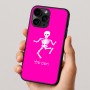 כיסוי בעיצוב אישי עם השם שלך לדגם - Apple iPhone 16 Pro בעיצוב סקלטון