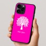 כיסוי בעיצוב אישי עם השם שלך לדגם - Apple iPhone 16 Pro בעיצוב עץ