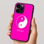 כיסוי בעיצוב אישי עם השם שלך לדגם - Apple iPhone 16 Pro בעיצוב סמל יינג יאנג