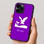 כיסוי בעיצוב אישי עם השם שלך לדגם - Apple iPhone 16 Pro בעיצוב נשר אמריקאי