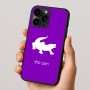 כיסוי בעיצוב אישי עם השם שלך לדגם - Apple iPhone 16 Pro בעיצוב תנין