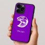 כיסוי בעיצוב אישי עם השם שלך לדגם - Apple iPhone 16 Pro בעיצוב ראש נשר