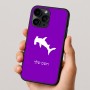 כיסוי בעיצוב אישי עם השם שלך לדגם - Apple iPhone 16 Pro בעיצוב כריש ראש פטיש