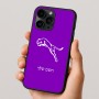 כיסוי בעיצוב אישי עם השם שלך לדגם - Apple iPhone 16 Pro בעיצוב פומה
