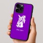 כיסוי בעיצוב אישי עם השם שלך לדגם - Apple iPhone 16 Pro בעיצוב ארנב מחזיק גזר