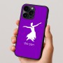 כיסוי בעיצוב אישי עם השם שלך לדגם - Apple iPhone 16 Pro בעיצוב בלרינה