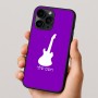 כיסוי בעיצוב אישי עם השם שלך לדגם - Apple iPhone 16 Pro בעיצוב גיטרה