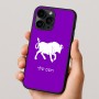 כיסוי בעיצוב אישי עם השם שלך לדגם - Apple iPhone 16 Pro בעיצוב מזלות - שור