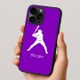 כיסוי בעיצוב אישי עם השם שלך לדגם - Apple iPhone 16 Pro בעיצוב שחקן בייסבול