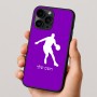 כיסוי בעיצוב אישי עם השם שלך לדגם - Apple iPhone 16 Pro בעיצוב שחקן כדורסל