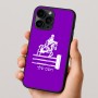 כיסוי בעיצוב אישי עם השם שלך לדגם - Apple iPhone 16 Pro בעיצוב רוכב סוסים