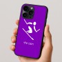 כיסוי בעיצוב אישי עם השם שלך לדגם - Apple iPhone 16 Pro בעיצוב סקי אולימפי