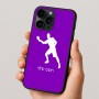 כיסוי בעיצוב אישי עם השם שלך לדגם - Apple iPhone 16 Pro בעיצוב שחקן פינג פונג