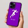כיסוי בעיצוב אישי עם השם שלך לדגם - Apple iPhone 16 Pro בעיצוב רץ