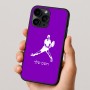 כיסוי בעיצוב אישי עם השם שלך לדגם - Apple iPhone 16 Pro בעיצוב שחקן טניס
