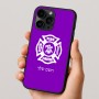 כיסוי בעיצוב אישי עם השם שלך לדגם - Apple iPhone 16 Pro בעיצוב כבאי - תגית