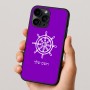 כיסוי בעיצוב אישי עם השם שלך לדגם - Apple iPhone 16 Pro בעיצוב הגה - קפטן - ים
