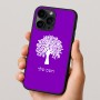 כיסוי בעיצוב אישי עם השם שלך לדגם - Apple iPhone 16 Pro בעיצוב עץ
